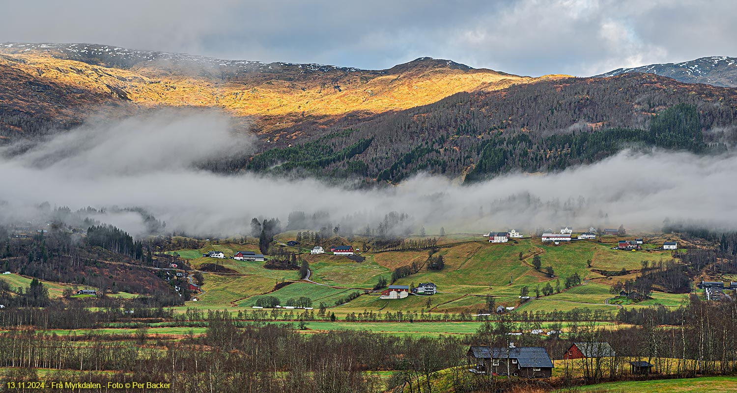 Frå Myrkdalen klokka 11.00